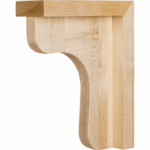Hardware Resources COR8-6-CH 2-1/2" x 6" x 8" Wood Bar Bracket Corbel Species: Cherry