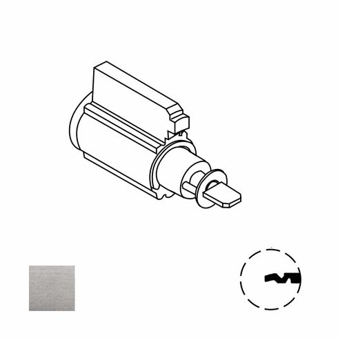 CORBIN CR2001-044-6-D1-626 6-Pin Ck4429 Cylinder 0Bit (Straight Tp)