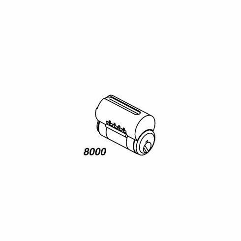 CORBIN CR8000-6-H05-626 6-Pin Recore 0Bit Cylinder Core