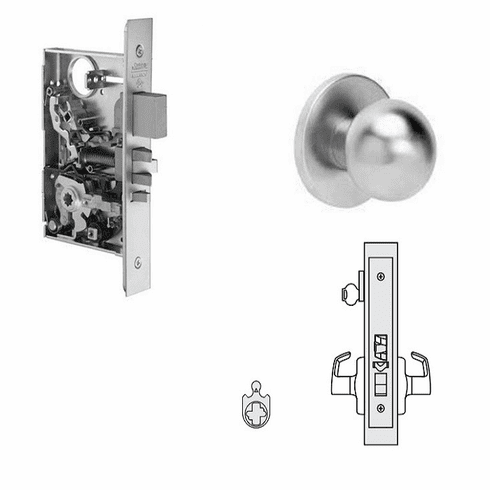 CORBIN ML2051-GZH-626 C/R Mortise Lever Lock X Cylinder