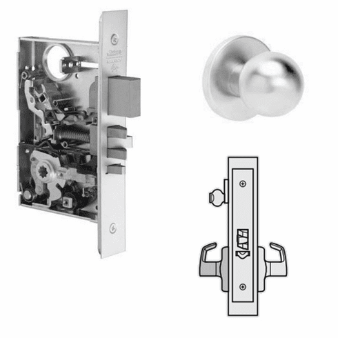 CORBIN ML2057-GZH-625 C/R Mortise Lever Lock X Cylinder