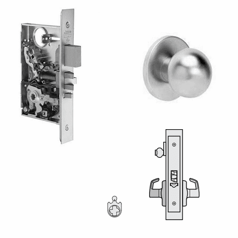 CORBIN ML2057-GZH-626 C/R Mortise Lever Lock X Cylinder