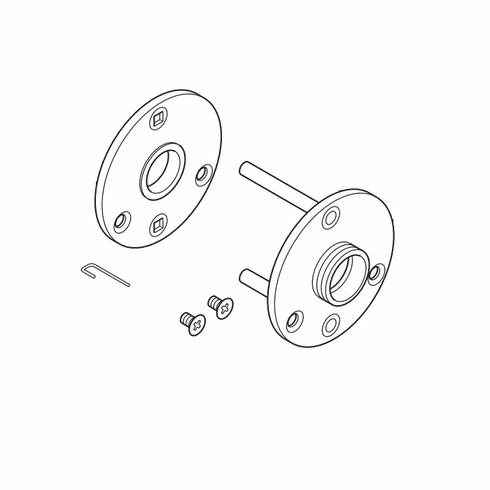 CORBIN RUSSWIN 466F40 Ml2000 Trim Alignment (Adapter) Pack, 1-3/8" Door 466F40 466F40