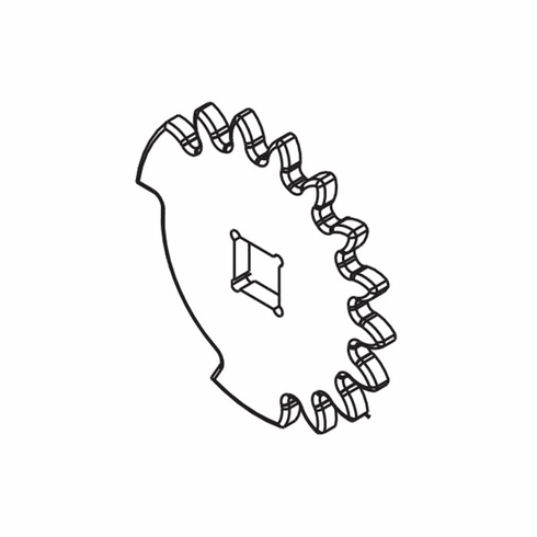 CORBIN RUSSWIN 651F64-8 Ed4000/Ed5000 Gear & Black Housing Assembly, Lever 651F648 651F64 8