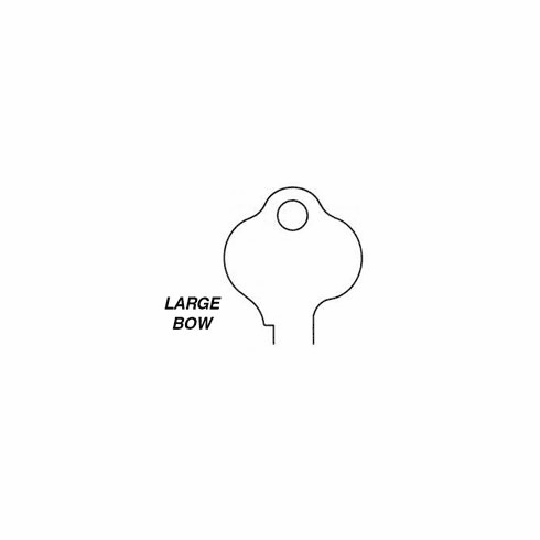 CORBIN RUSSWIN D1-6PIN-51 Single Section Large Bow Key Blanks D16PIN51 D1 6PIN 51