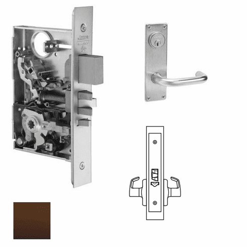 CORBIN RUSSWIN ML2010-LWN-613 Ml2010 Mortise Passage Lever Lockset ML2010LWN613 ML2010 LWN 613