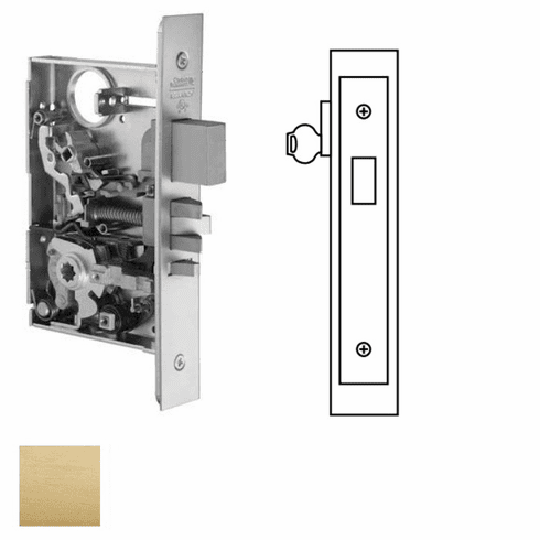 CORBIN RUSSWIN ML2011-606-LC Ml2011 Mortise Single Cylinder Deadlock ML2011606LC ML2011 606 LC
