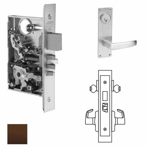 CORBIN RUSSWIN ML2022-ASN-613 Ml2022 Mortise Store Door Lever Lockset ML2022ASN613 ML2022 ASN 613