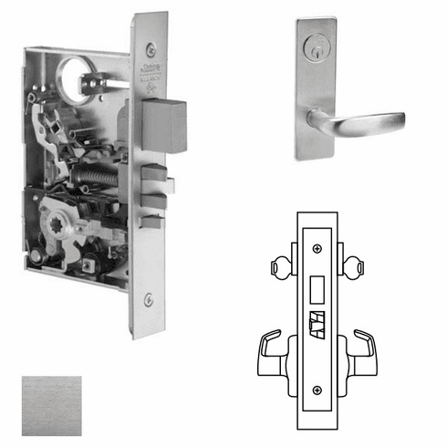 CORBIN RUSSWIN ML2022-CSM-626 Ml2022 Mortise Store Door Lever Lockset ML2022CSM626 ML2022 CSM 626