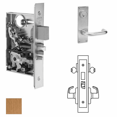 CORBIN RUSSWIN ML2022-LWN-612 Ml2022 Mortise Store Door Lever Lockset ML2022LWN612 ML2022 LWN 612