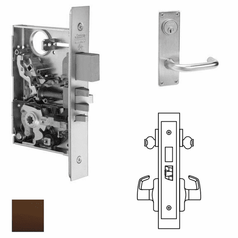 CORBIN RUSSWIN ML2022-LWN-613 Ml2022 Mortise Store Door Lever Lockset ML2022LWN613 ML2022 LWN 613