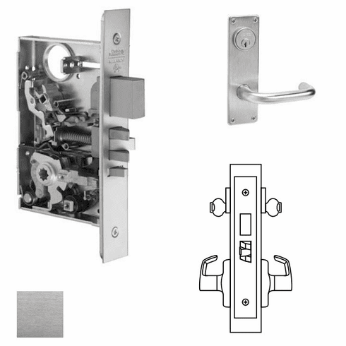 CORBIN RUSSWIN ML2022-LWN-626 Ml2022 Mortise Store Door Lever Lockset ML2022LWN626 ML2022 LWN 626
