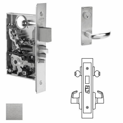 CORBIN RUSSWIN ML2022-PSN-626 Ml2022 Mortise Store Door Lever Lockset ML2022PSN626 ML2022 PSN 626
