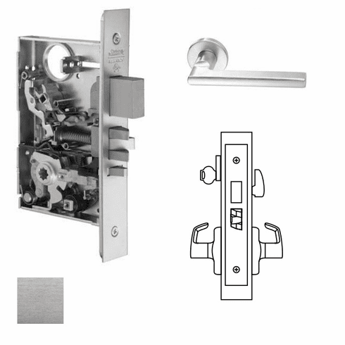 CORBIN RUSSWIN ML2024-102X-626-LC Ml2024 Mortise Entrance Lever Lockset ML2024102X626LC ML2024 102X 626 LC