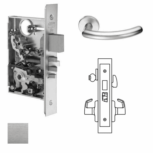 CORBIN RUSSWIN ML2024-109X-626-LC Ml2024 Mortise Entrance Lever Lockset ML2024109X626LC ML2024 109X 626 LC