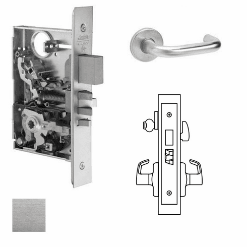 CORBIN RUSSWIN ML2024-LSA-626 Ml2024 Mortise Entrance Lever Lockset ML2024LSA626 ML2024 LSA 626