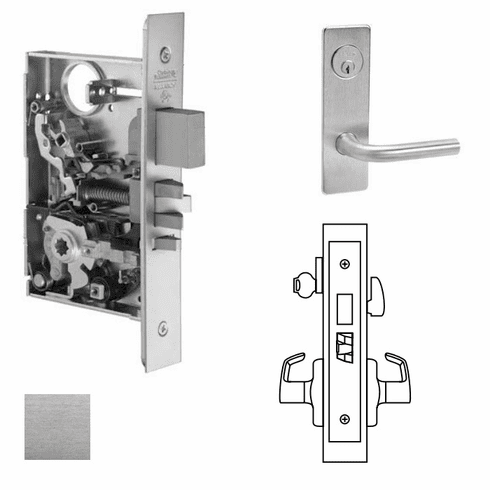 CORBIN RUSSWIN ML2024-RWM-626 Ml2024 Mortise Entrance Lever Lockset ML2024RWM626 ML2024 RWM 626