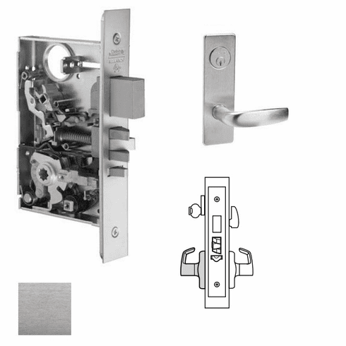 CORBIN RUSSWIN ML2029-CSM-626 Ml2029 Mortise Hotel Lever Lockset ML2029CSM626 ML2029 CSM 626