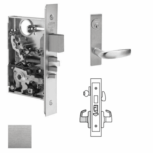 CORBIN RUSSWIN ML2029-CSP-626 Ml2029 Mortise Hotel Lever Lockset ML2029CSP626 ML2029 CSP 626