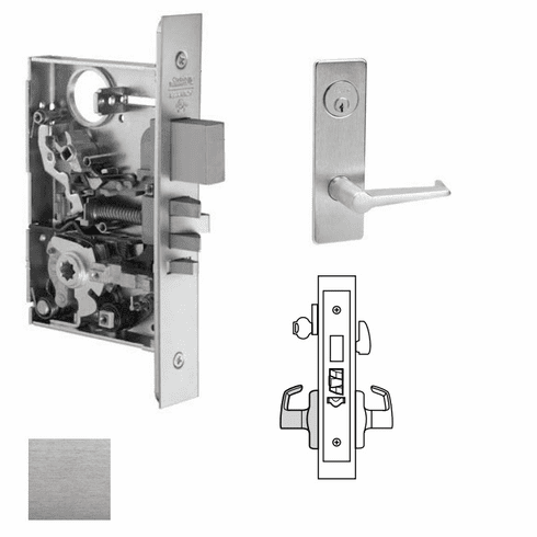 CORBIN RUSSWIN ML2029-ESM-626 Ml2029 Mortise Hotel Lever Lockset ML2029ESM626 ML2029 ESM 626