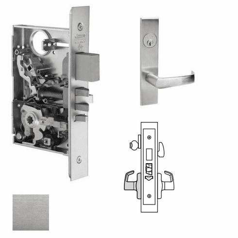 CORBIN RUSSWIN ML2029-NSR-626 Ml2029 Mortise Hotel Lever Lockset ML2029NSR626 ML2029 NSR 626