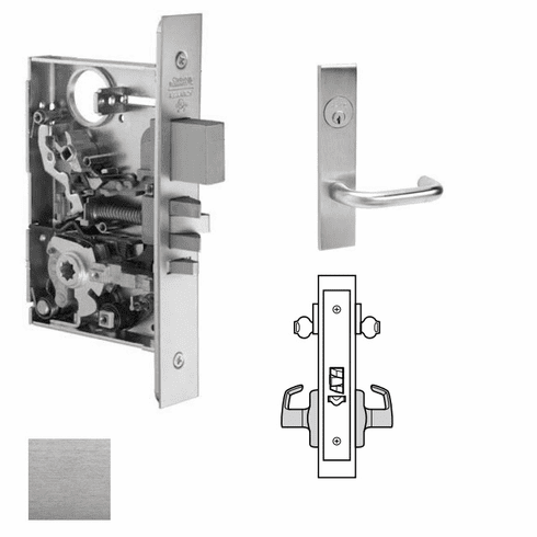 CORBIN RUSSWIN ML2032-LSR-626 Ml2032 Mortise Institution Lever Lockset ML2032LSR626 ML2032 LSR 626