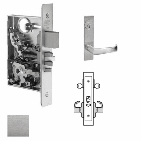 CORBIN RUSSWIN ML2032-NSP-626 Ml2032 Mortise Institution Lever Lockset ML2032NSP626 ML2032 NSP 626