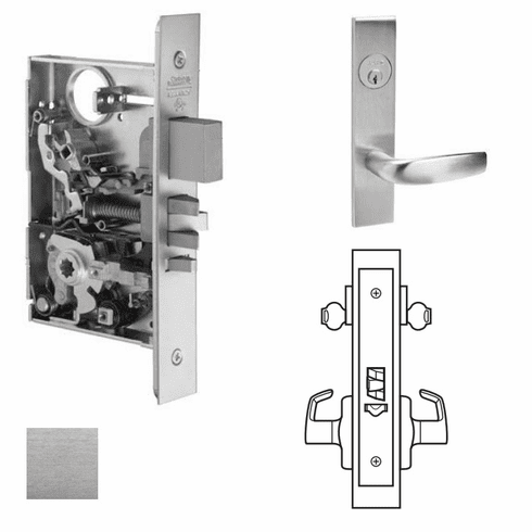 CORBIN RUSSWIN ML2042-CSR-626 Ml2042 Mortise Entrance Lever Lockset ML2042CSR626 ML2042 CSR 626
