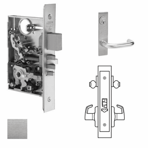 CORBIN RUSSWIN ML2042-LSP-626 Ml2042 Mortise Entrance Lever Lockset ML2042LSP626 ML2042 LSP 626