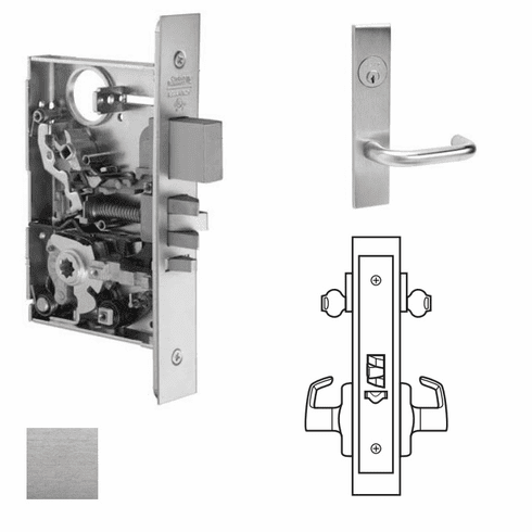 CORBIN RUSSWIN ML2042-LSR-626 Ml2042 Mortise Entrance Lever Lockset ML2042LSR626 ML2042 LSR 626
