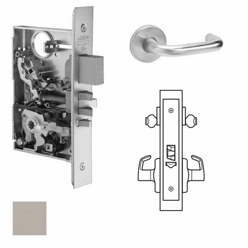 CORBIN RUSSWIN ML2042-LWF-630 Ml2042 Mortise Entrance Lever Lockset ML2042LWF630 ML2042 LWF 630