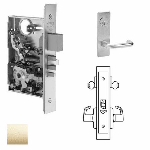 CORBIN RUSSWIN ML2042-LWM-605 Ml2042 Mortise Entrance Lever Lockset ML2042LWM605 ML2042 LWM 605