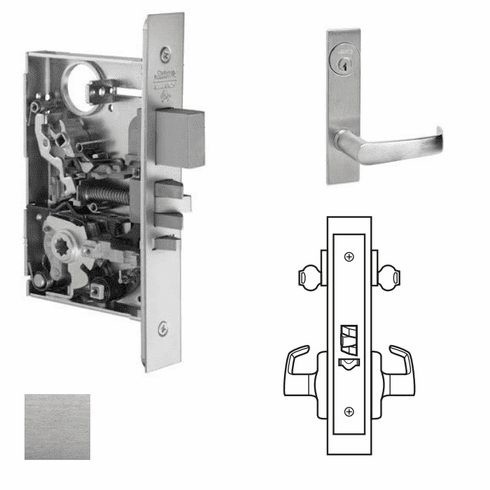 CORBIN RUSSWIN ML2042-NSP-626 Ml2042 Mortise Entrance Lever Lockset ML2042NSP626 ML2042 NSP 626