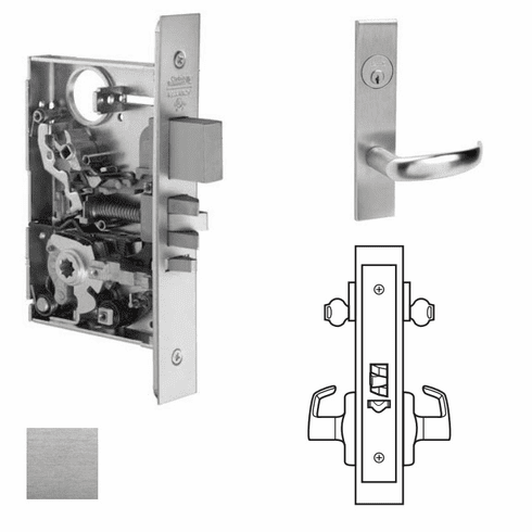 CORBIN RUSSWIN ML2042-PSR-626 Ml2042 Mortise Entrance Lever Lockset ML2042PSR626 ML2042 PSR 626