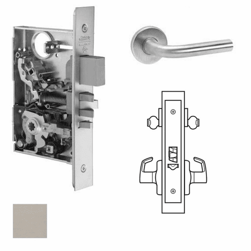 CORBIN RUSSWIN ML2042-RWA-630 Ml2042 Mortise Entrance Lever Lockset ML2042RWA630 ML2042 RWA 630