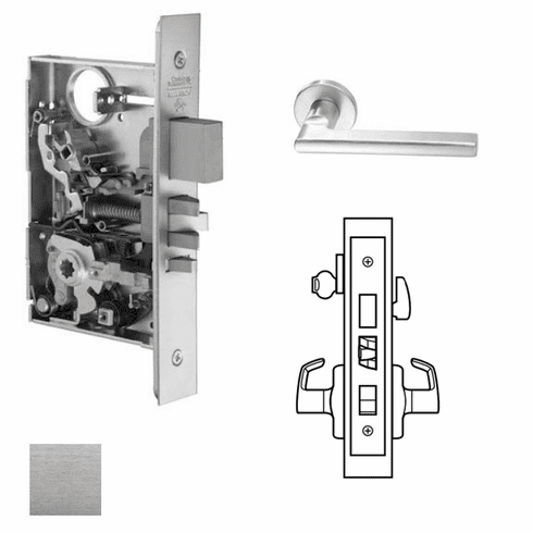 CORBIN RUSSWIN ML2048-102X-626-LC Ml2048 Mortise Entrance Lever Lockset ML2048102X626LC ML2048 102X 626 LC