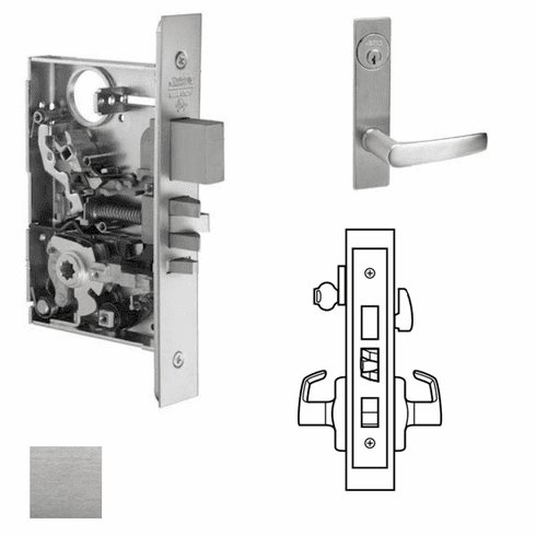 CORBIN RUSSWIN ML2048-ASP-626 Ml2048 Mortise Entrance Lever Lockset ML2048ASP626 ML2048 ASP 626