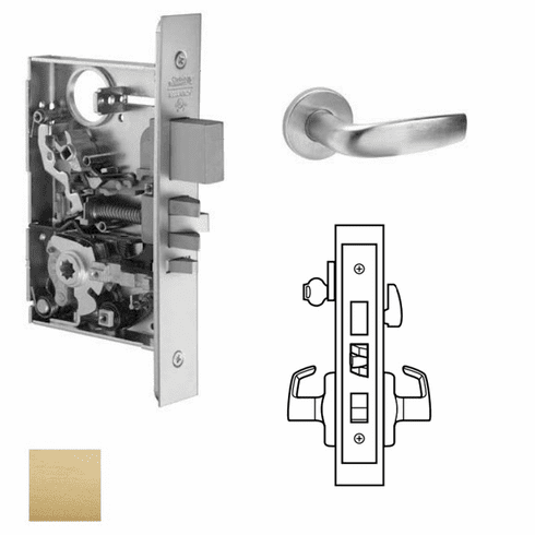 CORBIN RUSSWIN ML2048-CSA-606 Ml2048 Mortise Entrance Lever Lockset ML2048CSA606 ML2048 CSA 606