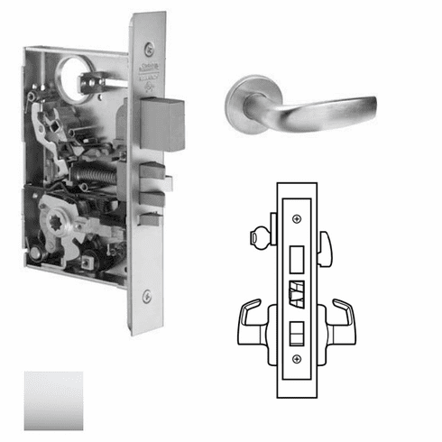 CORBIN RUSSWIN ML2048-CSA-625 Ml2048 Mortise Entrance Lever Lockset ML2048CSA625 ML2048 CSA 625