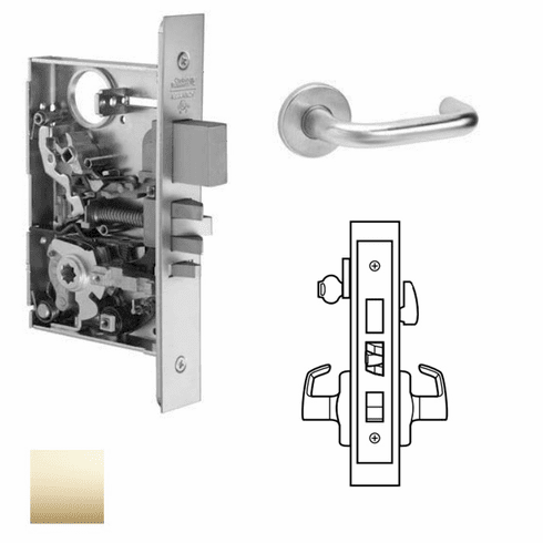 CORBIN RUSSWIN ML2048-LWA-605 Ml2048 Mortise Entrance Lever Lockset ML2048LWA605 ML2048 LWA 605