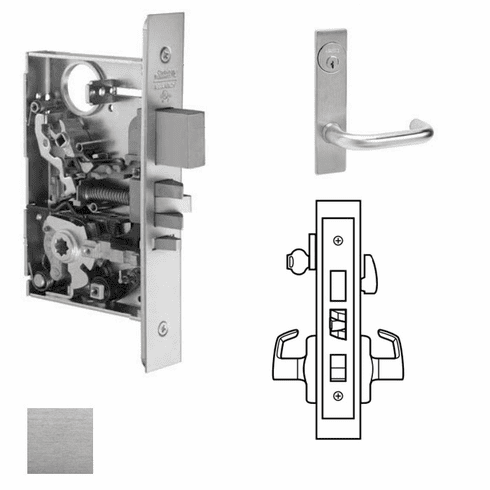 CORBIN RUSSWIN ML2048-LWP-626 Ml2048 Mortise Entrance Lever Lockset ML2048LWP626 ML2048 LWP 626