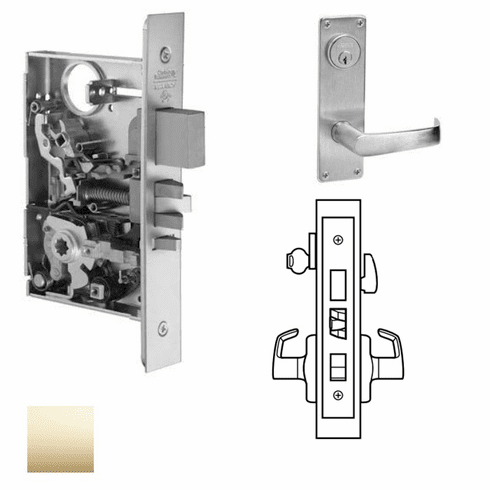 CORBIN RUSSWIN ML2048-NSN-605 Ml2048 Mortise Entrance Lever Lockset ML2048NSN605 ML2048 NSN 605