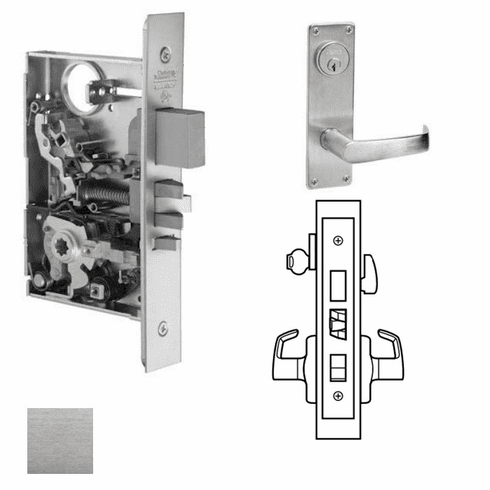 CORBIN RUSSWIN ML2048-NSN-626 Ml2048 Mortise Entrance Lever Lockset ML2048NSN626 ML2048 NSN 626