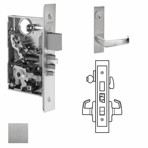 CORBIN RUSSWIN ML2048-NSP-626 Ml2048 Mortise Entrance Lever Lockset ML2048NSP626 ML2048 NSP 626