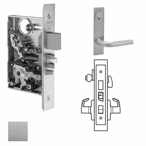 CORBIN RUSSWIN ML2048-RWP-626 Ml2048 Mortise Entrance Lever Lockset ML2048RWP626 ML2048 RWP 626