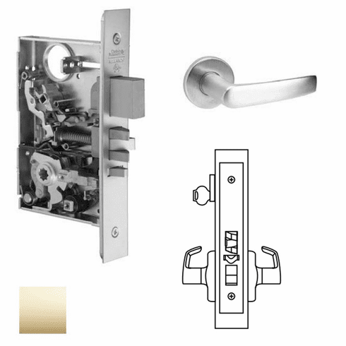 CORBIN RUSSWIN ML2051-ASA-605 Ml2051 Mortise Office Lever Lockset ML2051ASA605 ML2051 ASA 605