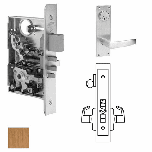 CORBIN RUSSWIN ML2051-ASN-612 Ml2051 Mortise Office Lever Lockset ML2051ASN612 ML2051 ASN 612