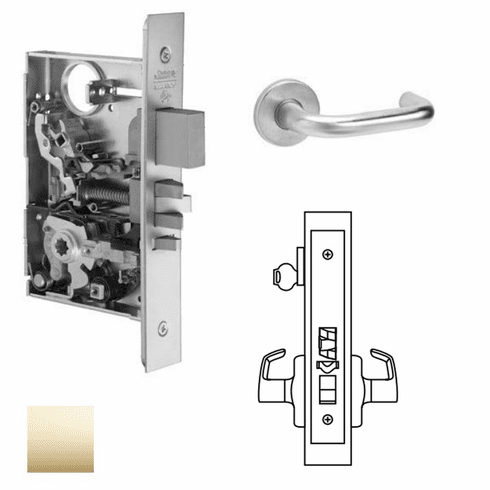 CORBIN RUSSWIN ML2051-LWA-605 Ml2051 Mortise Office Lever Lockset ML2051LWA605 ML2051 LWA 605