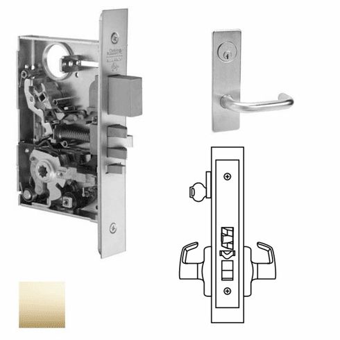 CORBIN RUSSWIN ML2051-LWM-605 Ml2051 Mortise Office Lever Lockset ML2051LWM605 ML2051 LWM 605