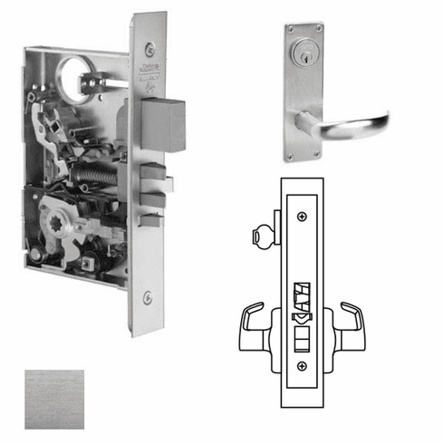 CORBIN RUSSWIN ML2051-PSN-626 Ml2051 Mortise Office Lever Lockset ML2051PSN626 ML2051 PSN 626